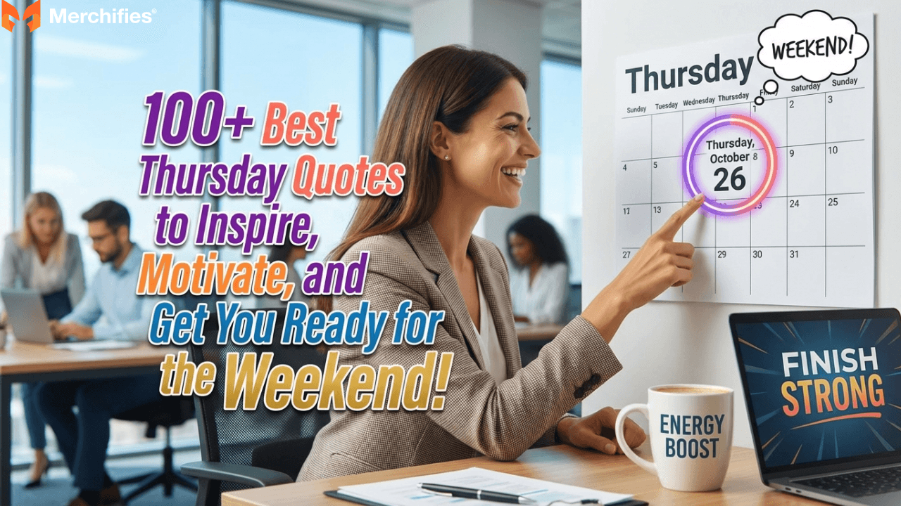 100+ Best Thursday Quotes to Inspire, Motivate, and Get You Ready for the Weekend!