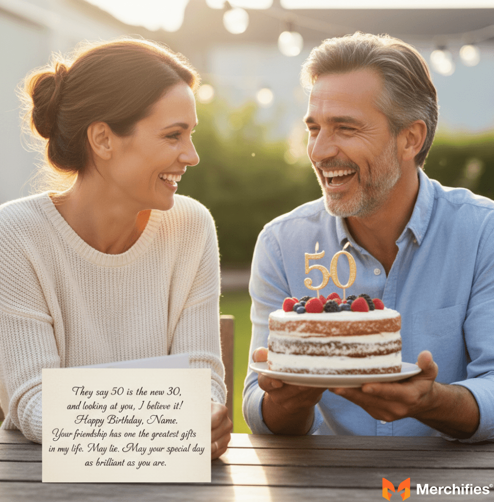 50th Birthday Messages For a Dear Friend