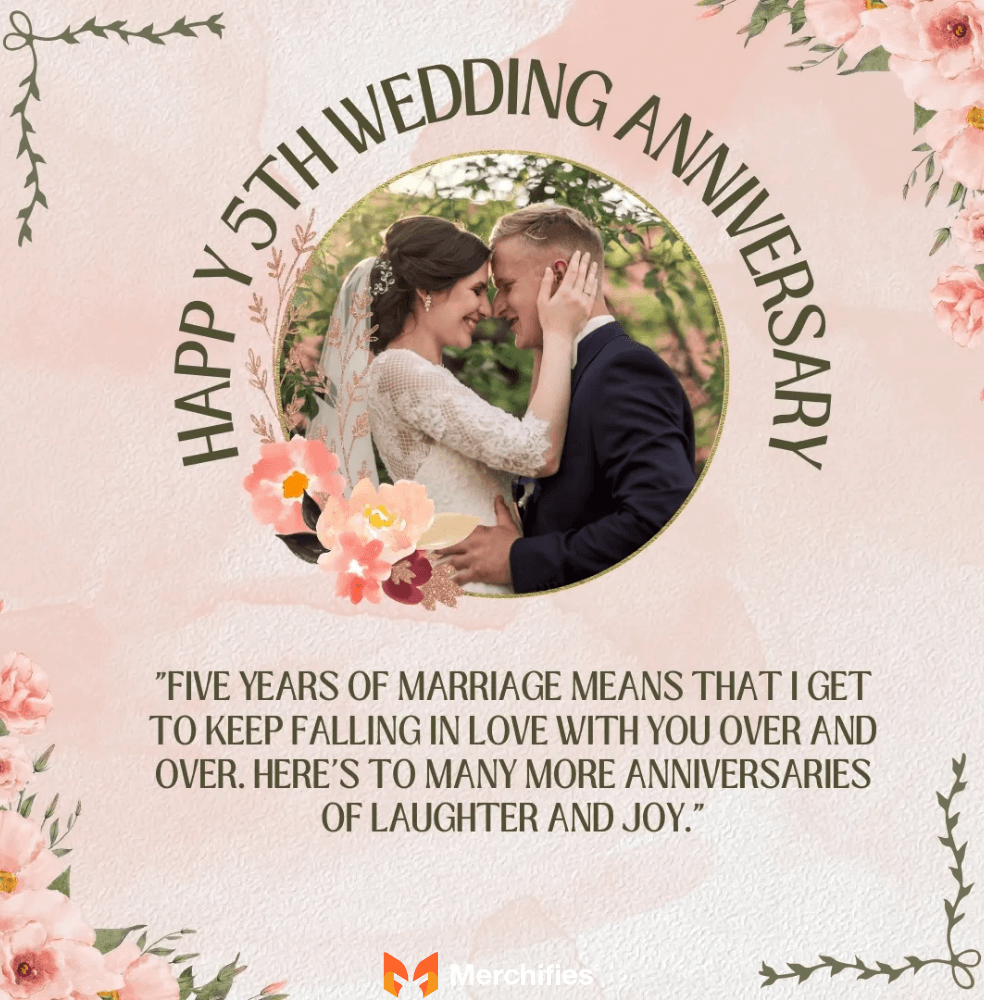 5th Anniversary Wishes For Partners
