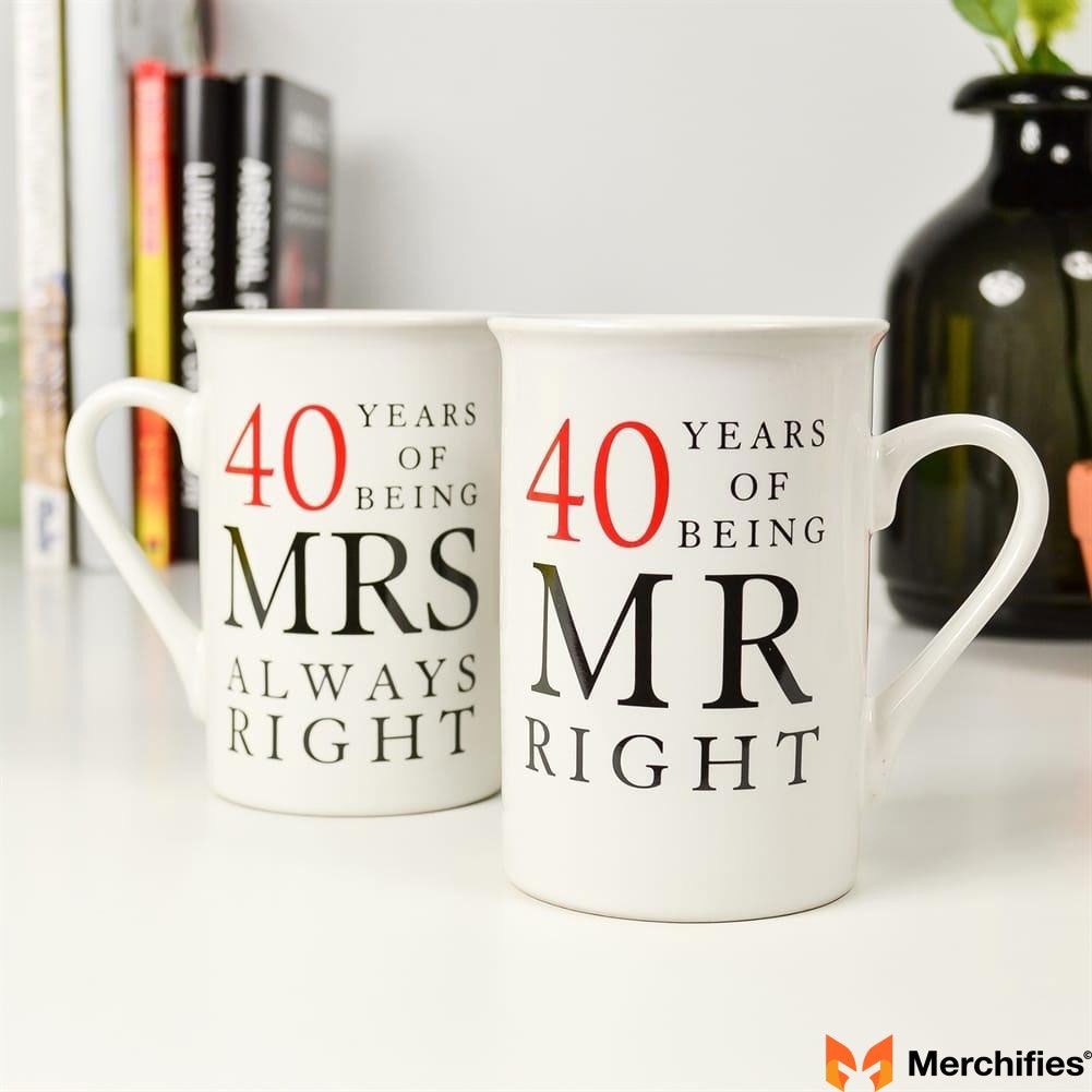 Special 40th Anniversary Gift for Friends