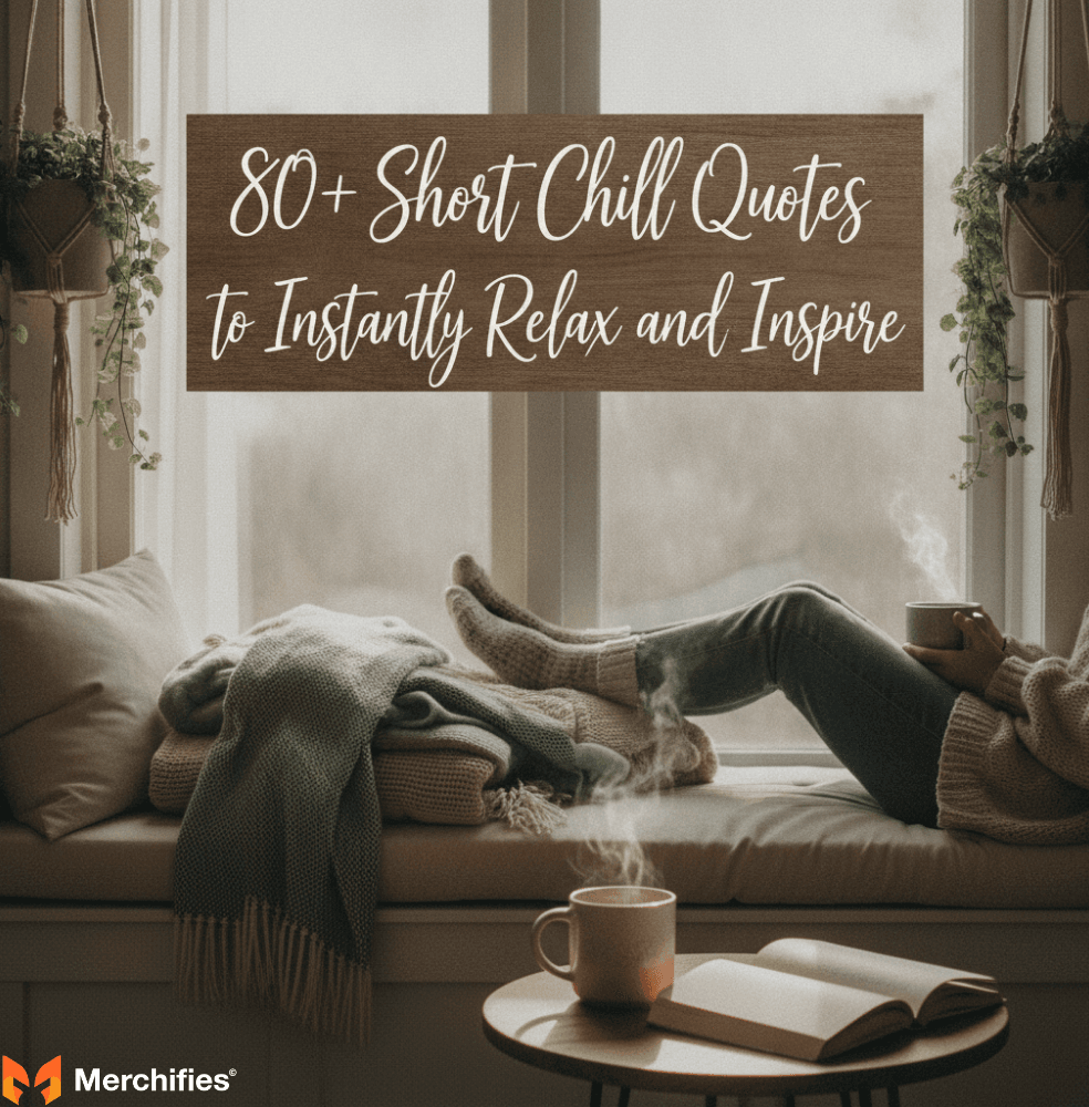 80+ Short Chill Quotes to Instantly Relax and Inspire