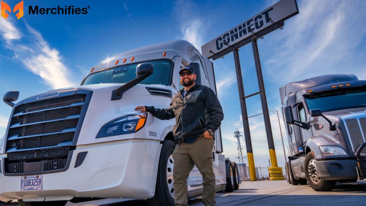 A trucker’s life — where hard work meets the horizon.