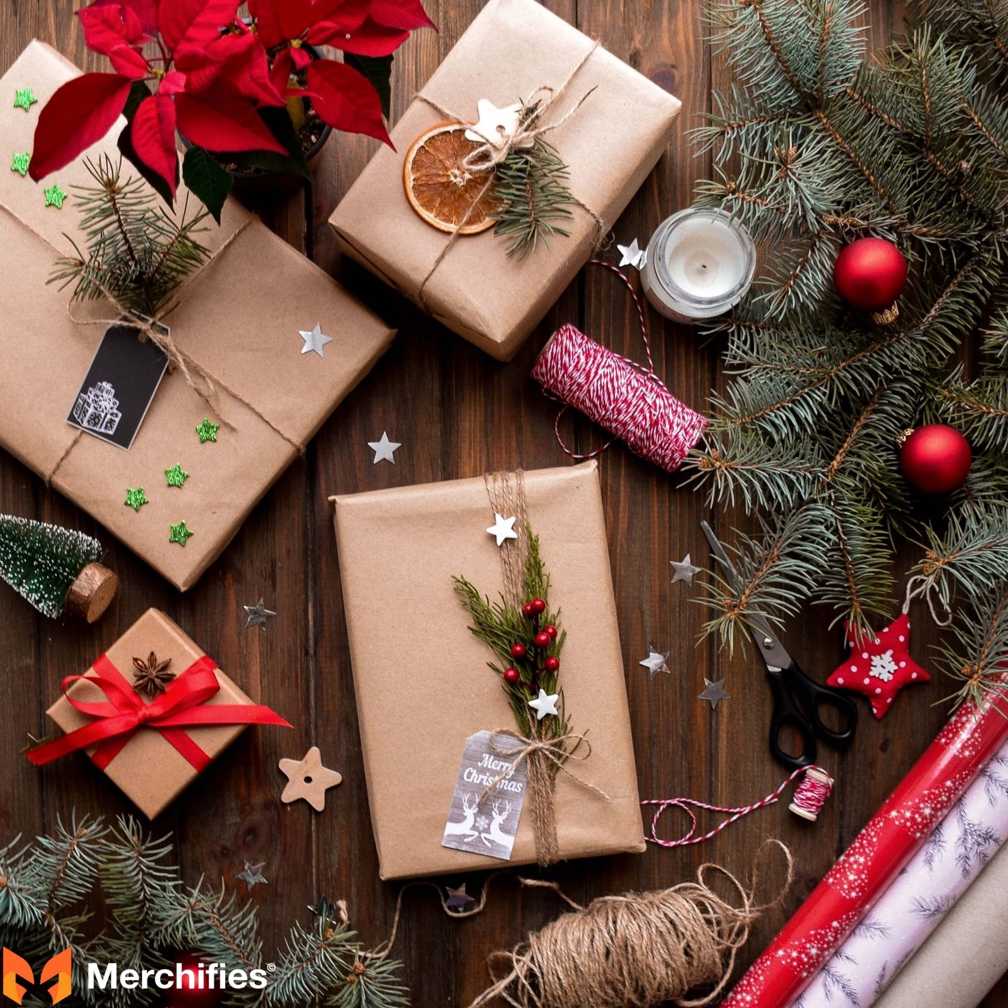 Add That Extra Sparkle Christmas Gift Wrapping Ideas for Decoration