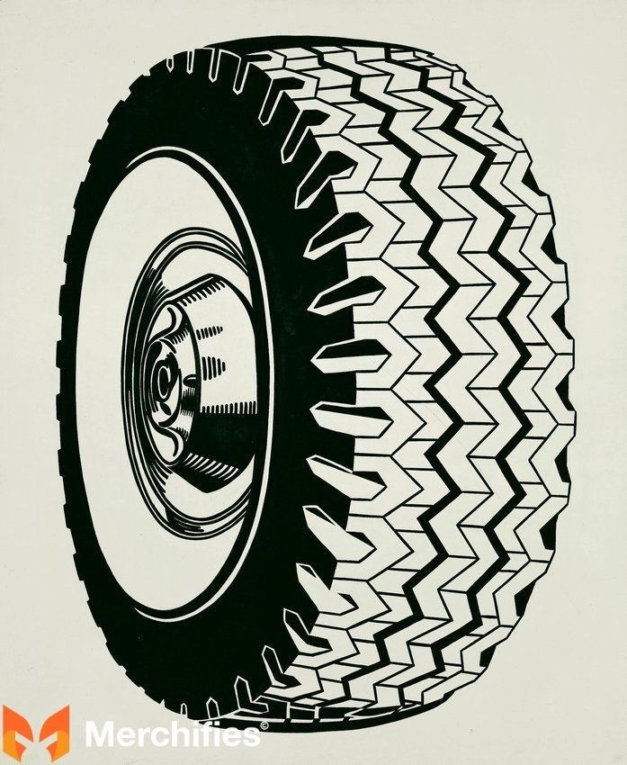 Antique Tire Guy Graphic