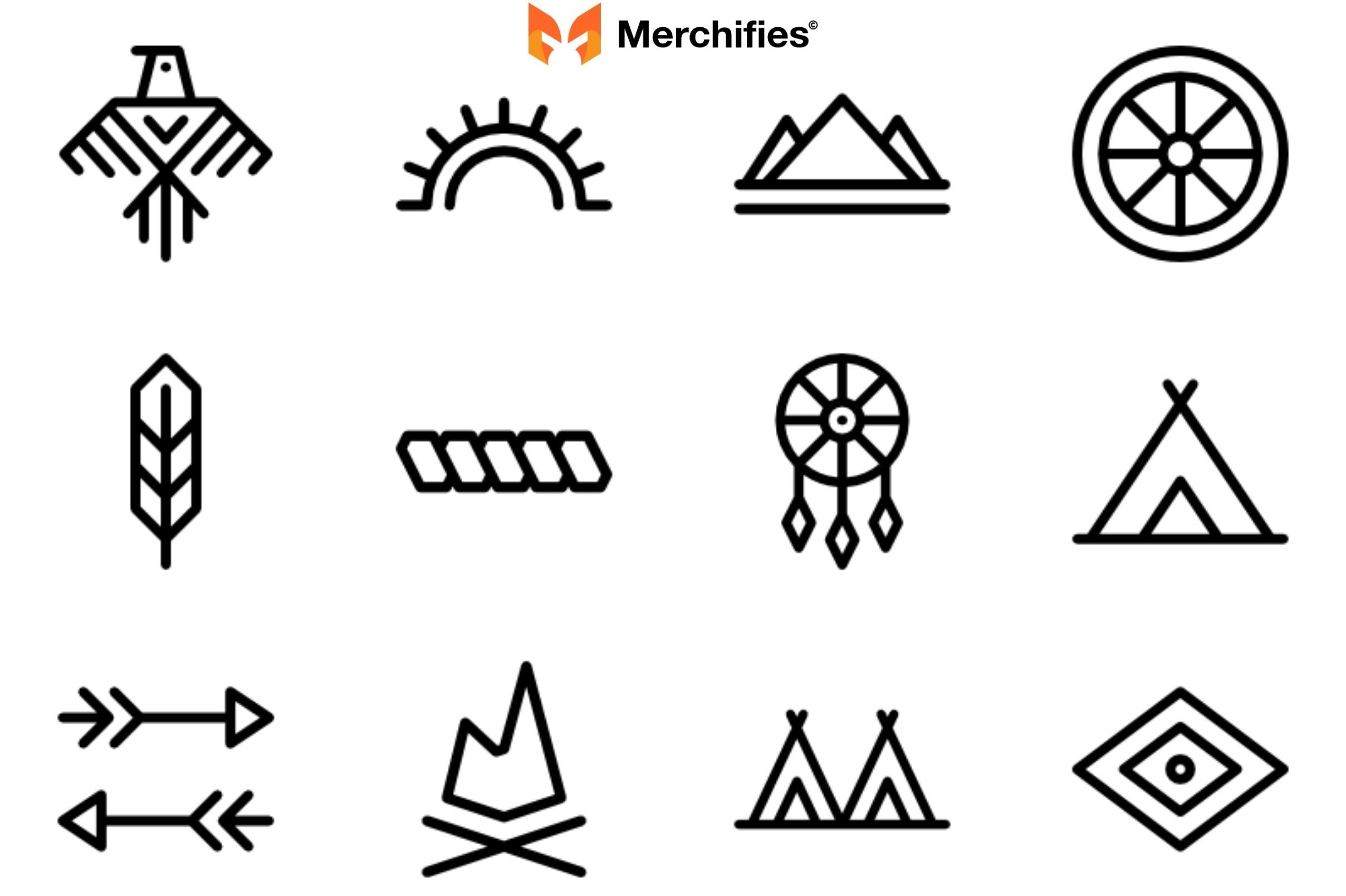 Apparel featuring authentic Cherokee patterns that share cultural meaning