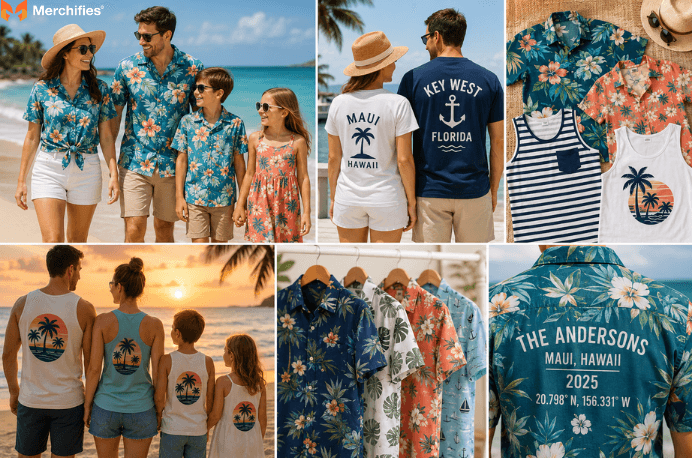 Beach and Tropical Vacation Shirt Ideas