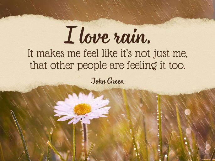 Beautiful and Poetic Rain Quotes