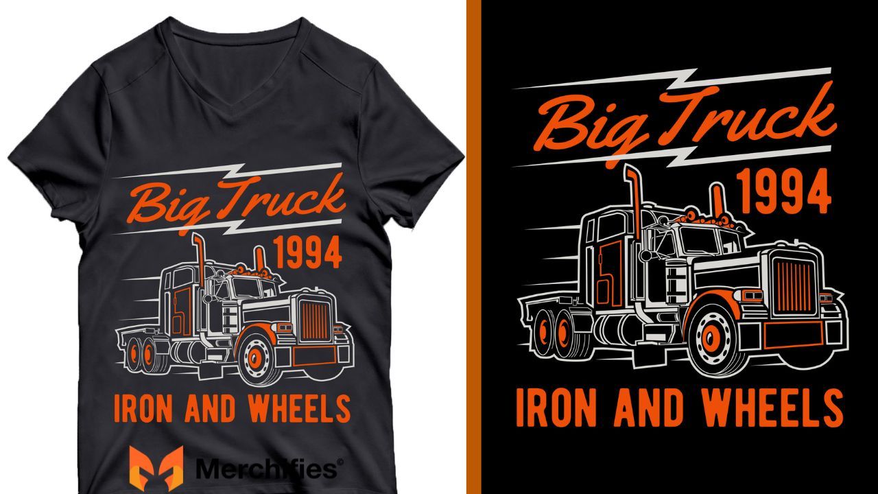 Best Font and Color Matches for Truck Shirts