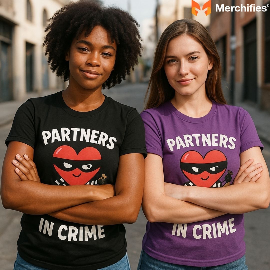 Best friend Valentine T-shirts made for laughter, love, and style.