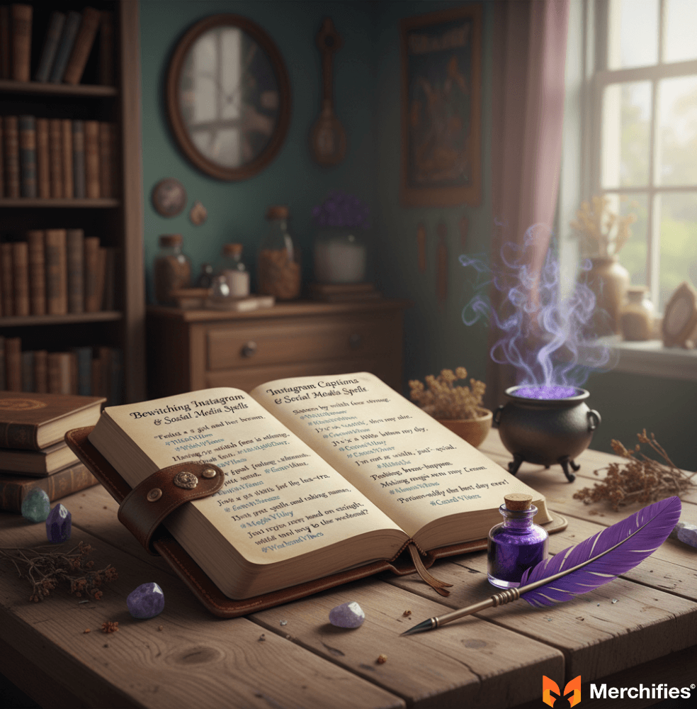 Bewitching Instagram Captions & Social Media Spells