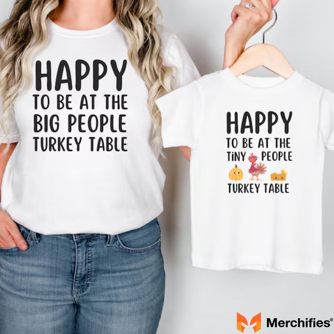 Bring Your Family Closer with Coordinated Thanksgiving Shirts