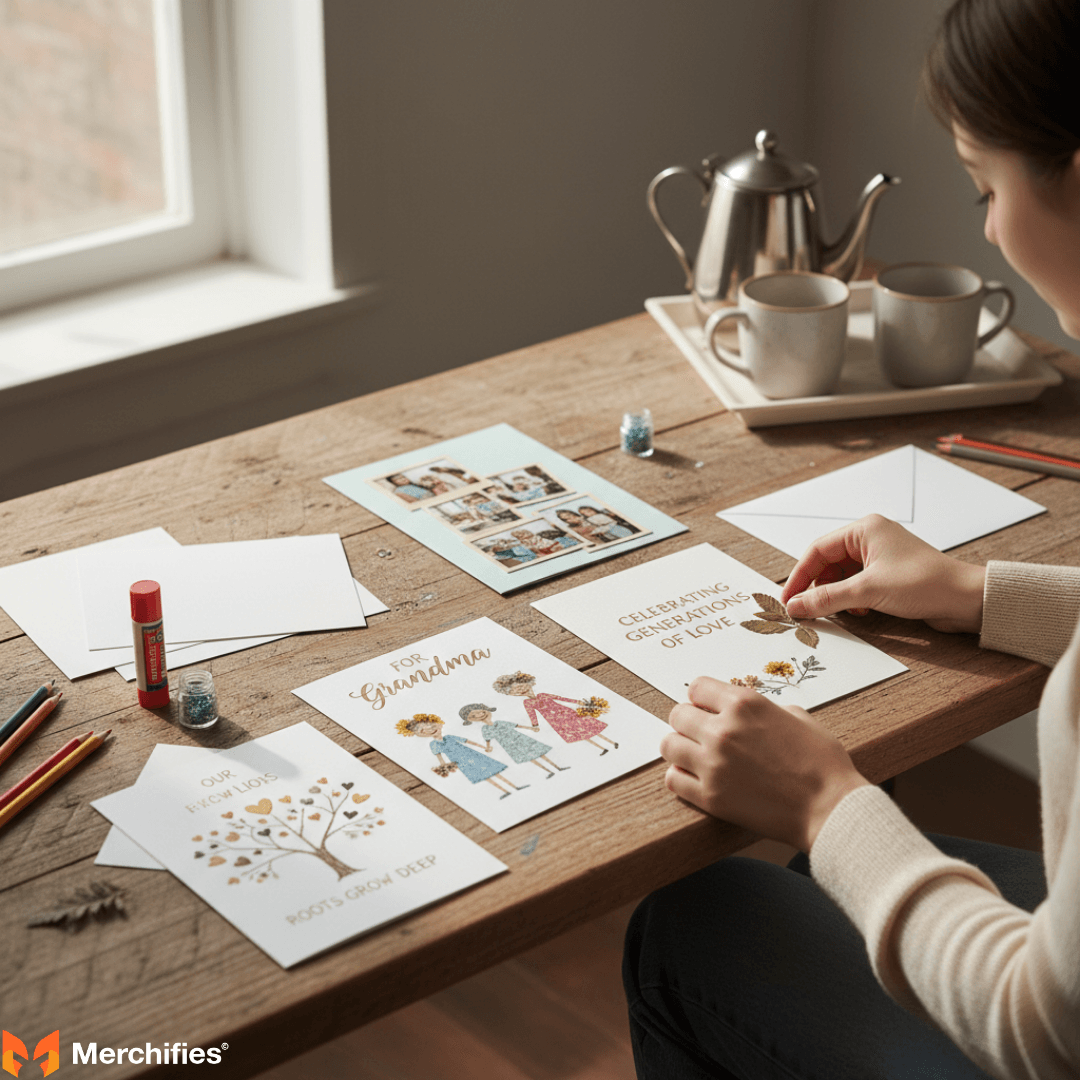 Card For Grandma Celebrating Generations of Love