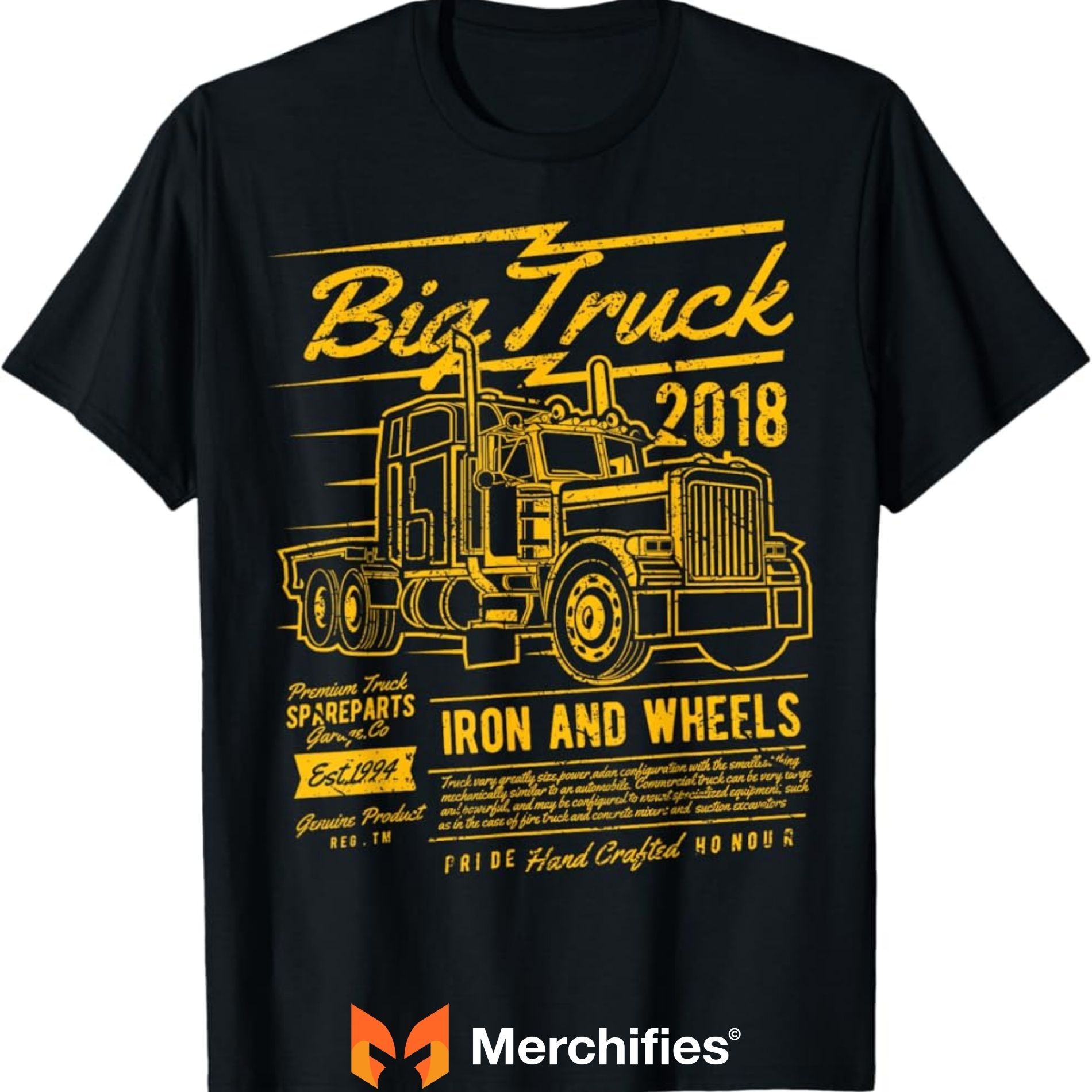 Cartoon Truck & Animated Big Rig Character Shirts