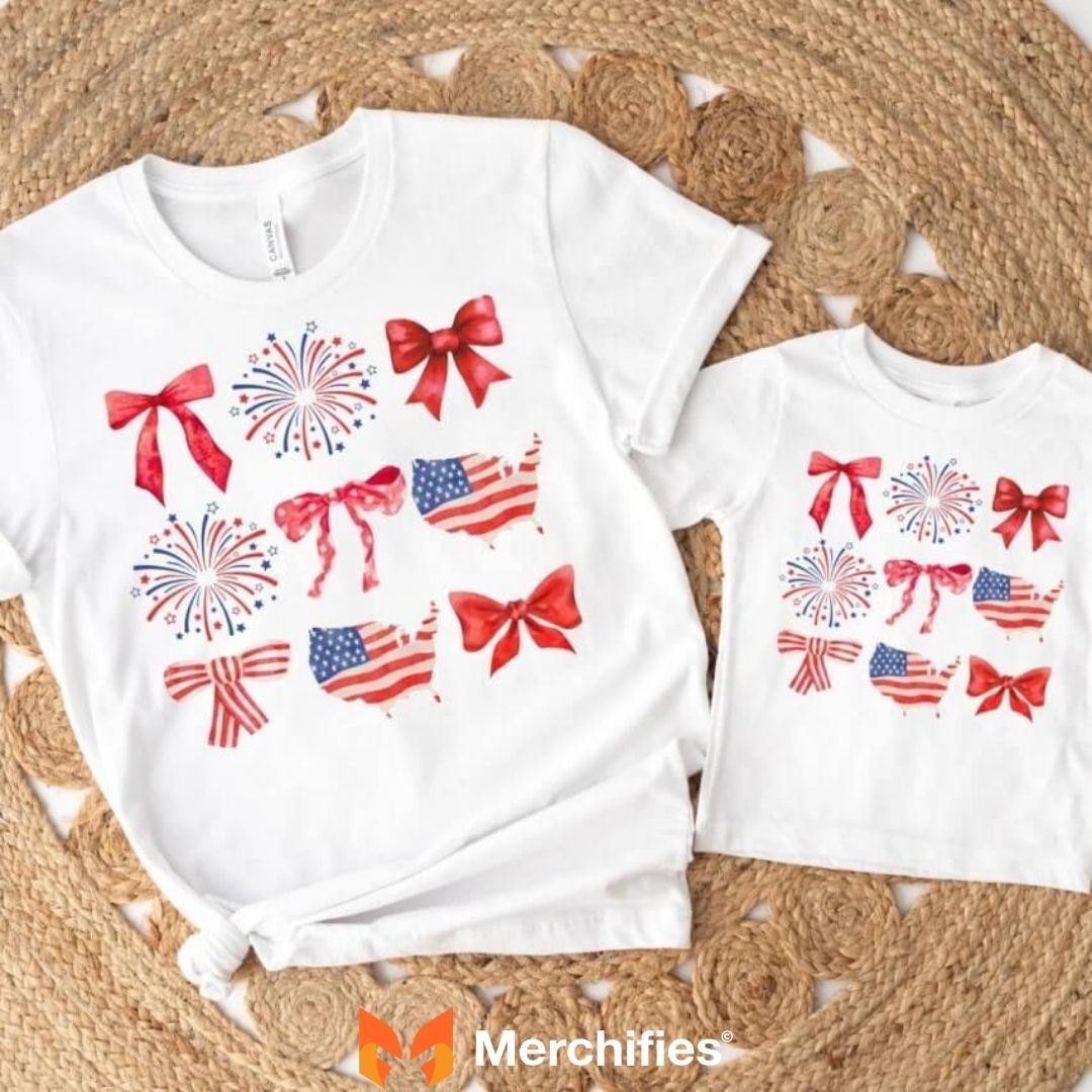 Celebrate Freedom Adorable Patriotic Shirts for Children