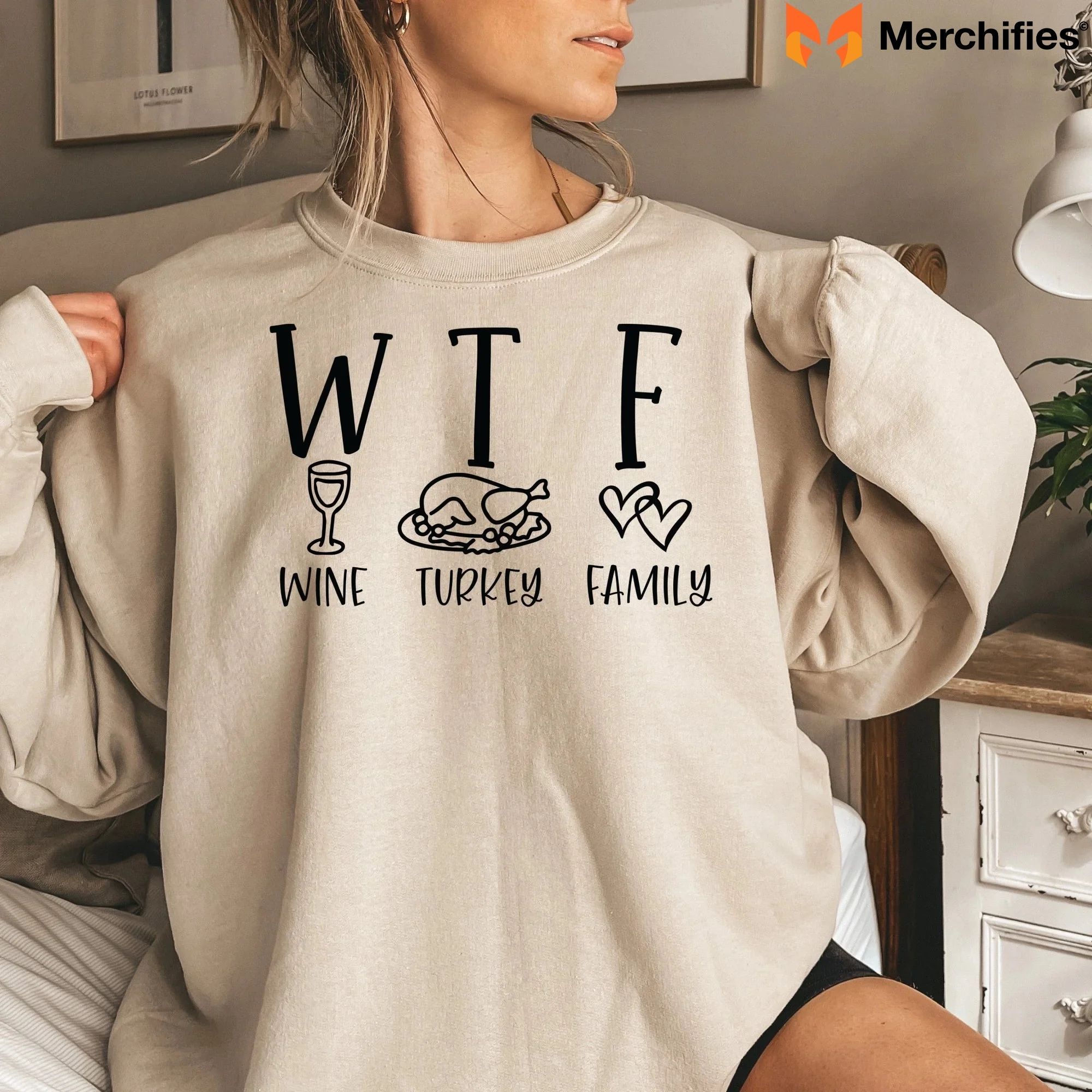 Celebrate Thanksgiving with a Laugh — Wine & Turkey Shirt Designs