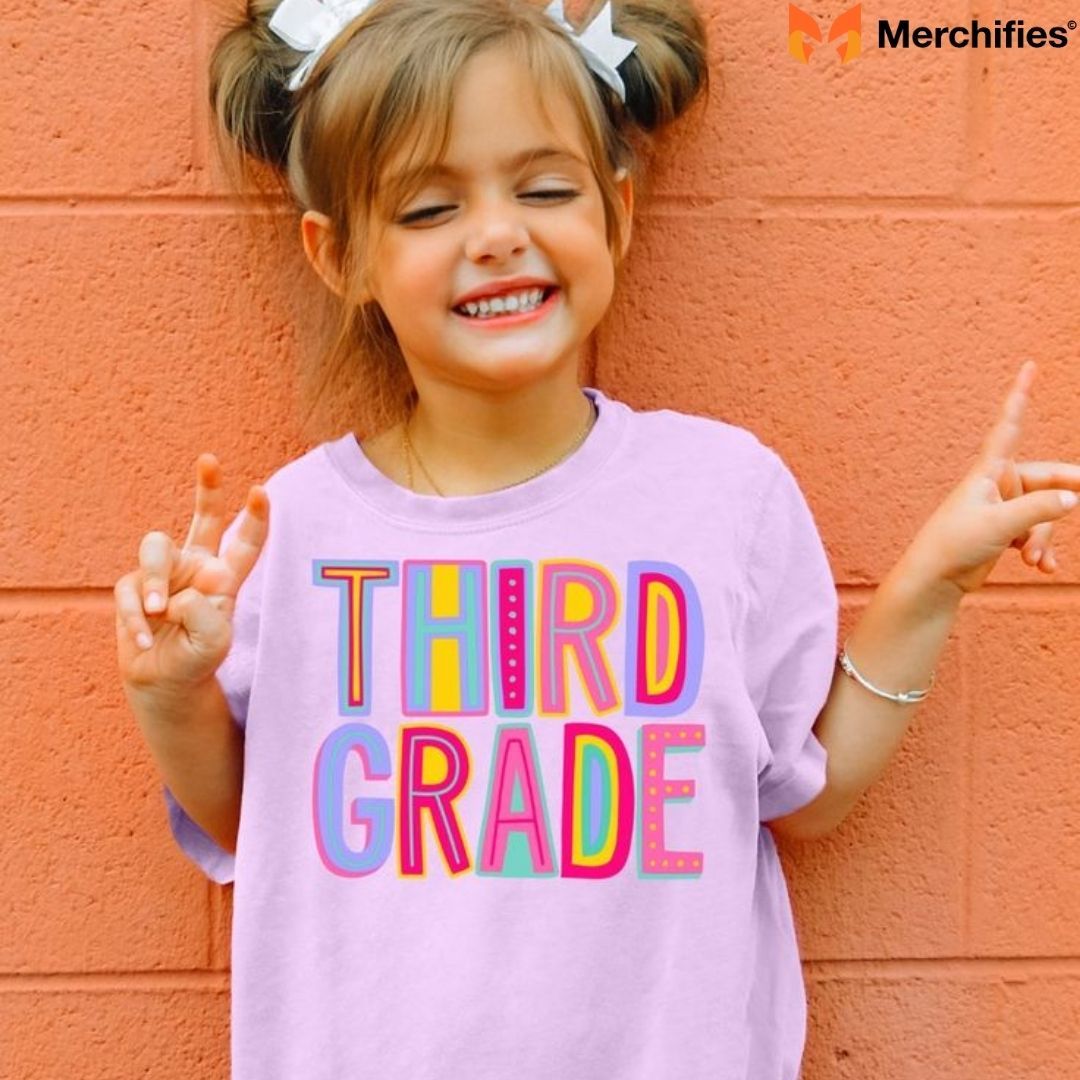 Celebrate learning with fun back to school shirts for kids.