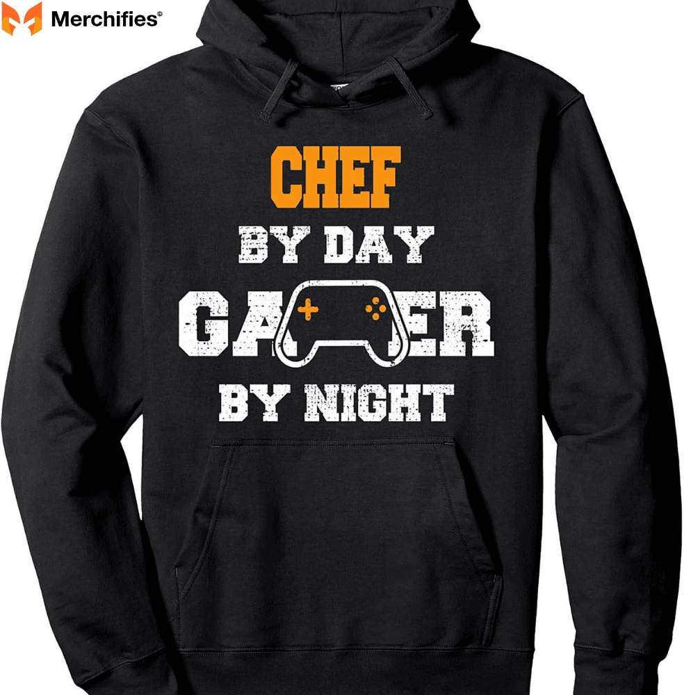"Chef By Day Gamer By Night" Father's Day Shirt