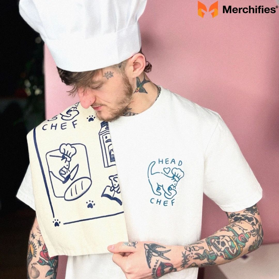 Chef shirts that balance humor and professionalism.