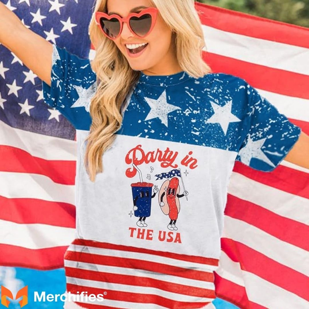 Chic & Confident Patriotic Shirt Designs for Women