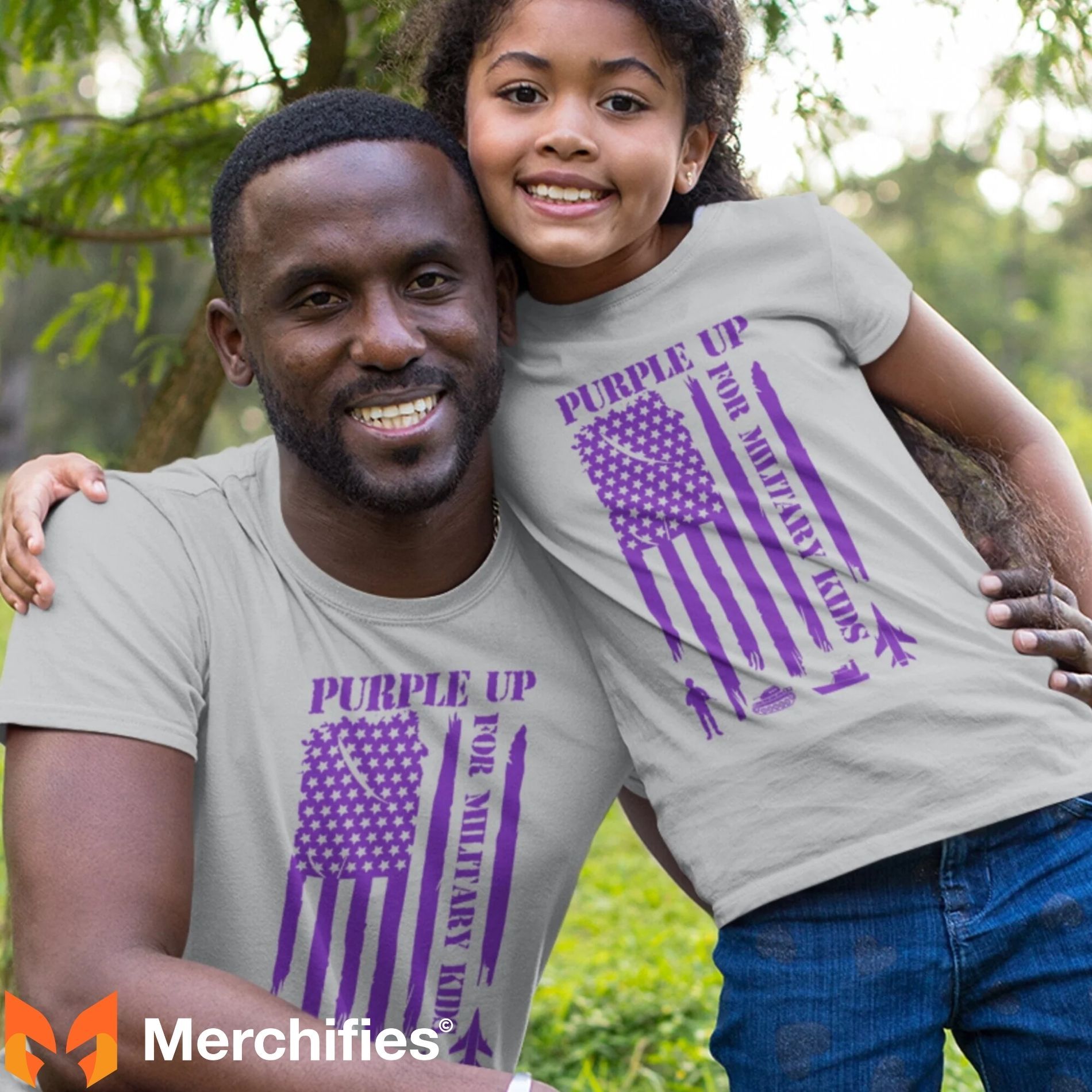 Children Who Wear Their Veteran Parents' Shirts