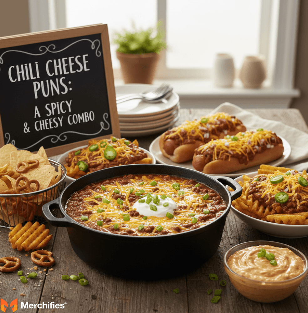 Chili Cheese Puns A Spicy & Cheesy Combo