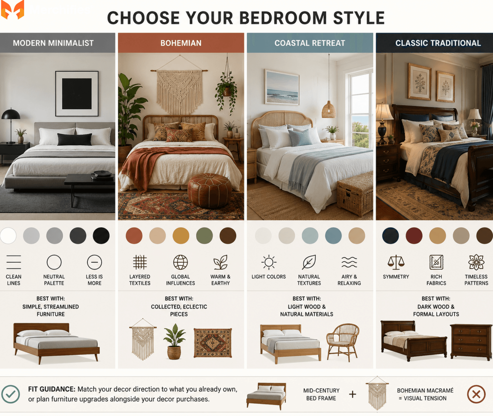 Choose Your Bedroom Style First