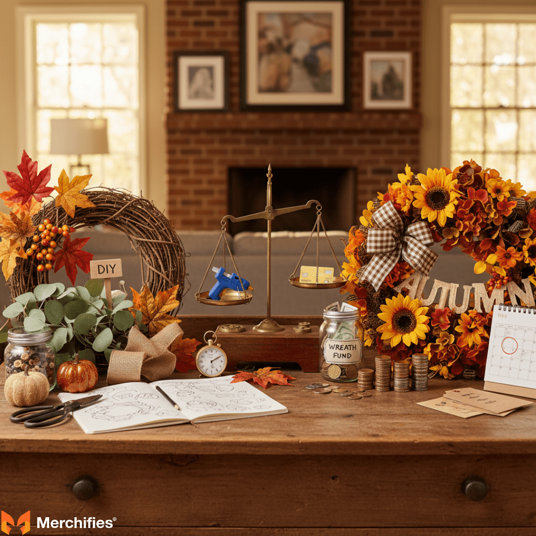 Choosing Your Fall Wreath DIY vs. Ready-Made