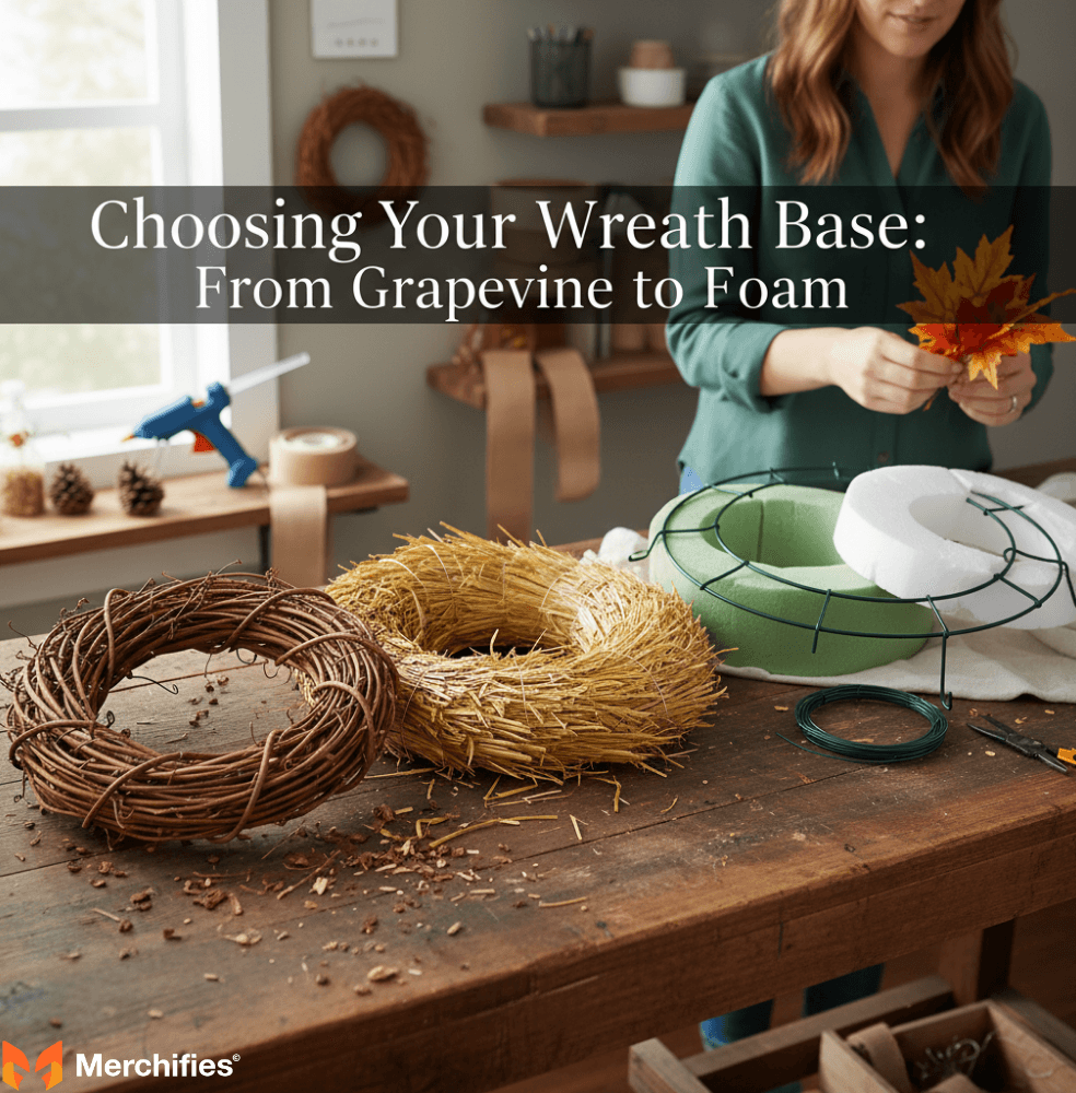 Choosing Your Wreath Base From Grapevine to Foam