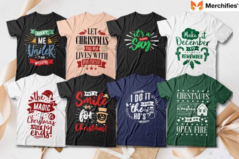 fonts for christmas shirts