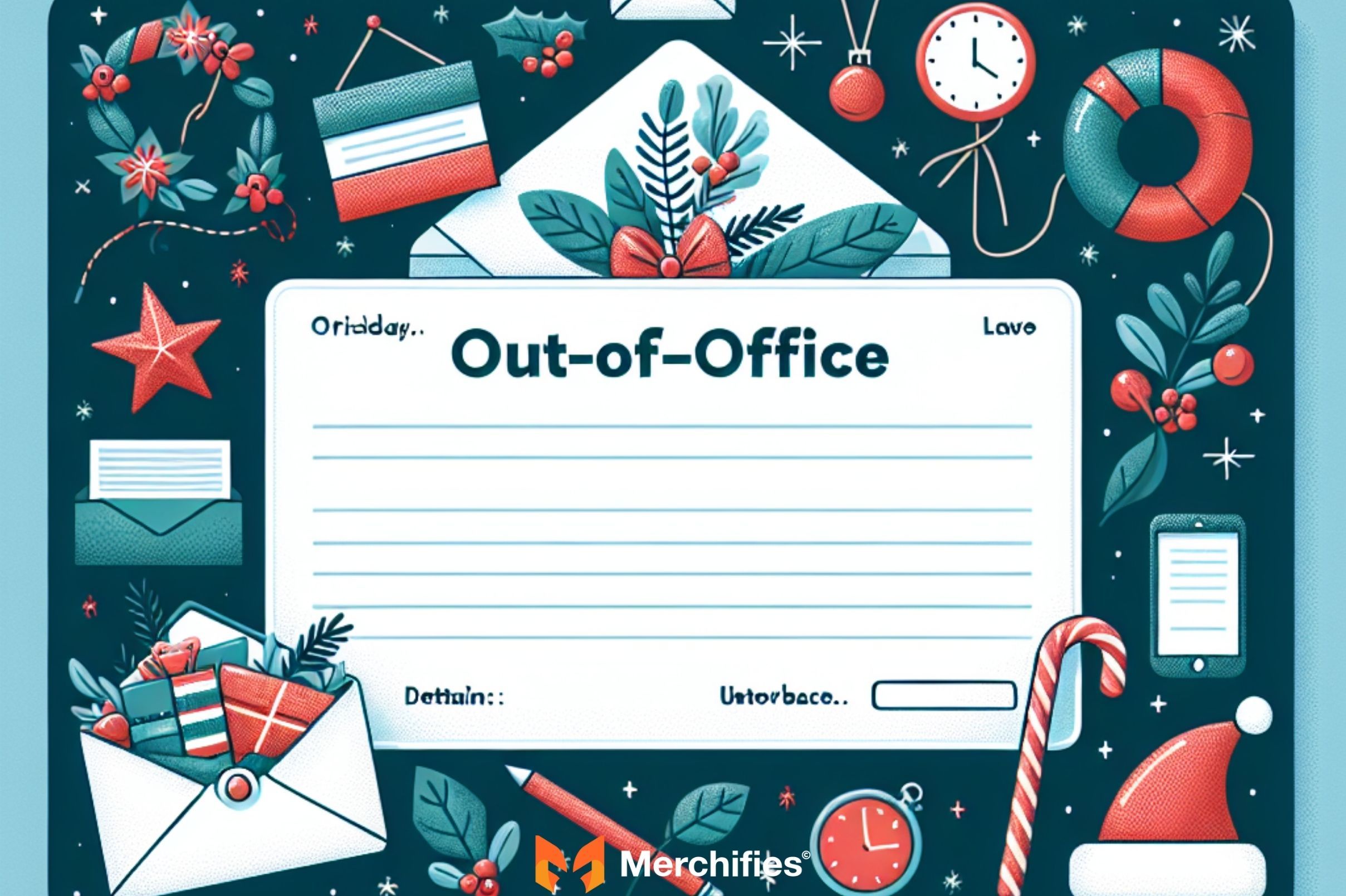 Christmas Holiday Out of Office Message Templates