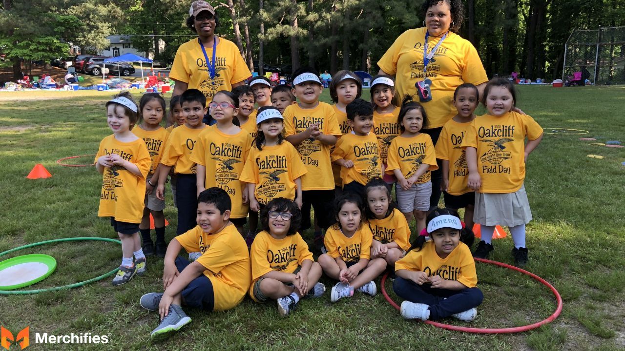 Class Team Shirts for School Events & Field Days