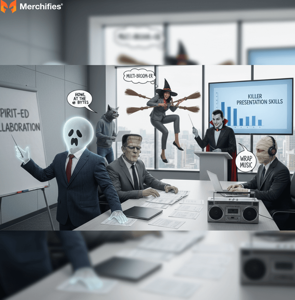 Classic Halloween Characters, Office Style