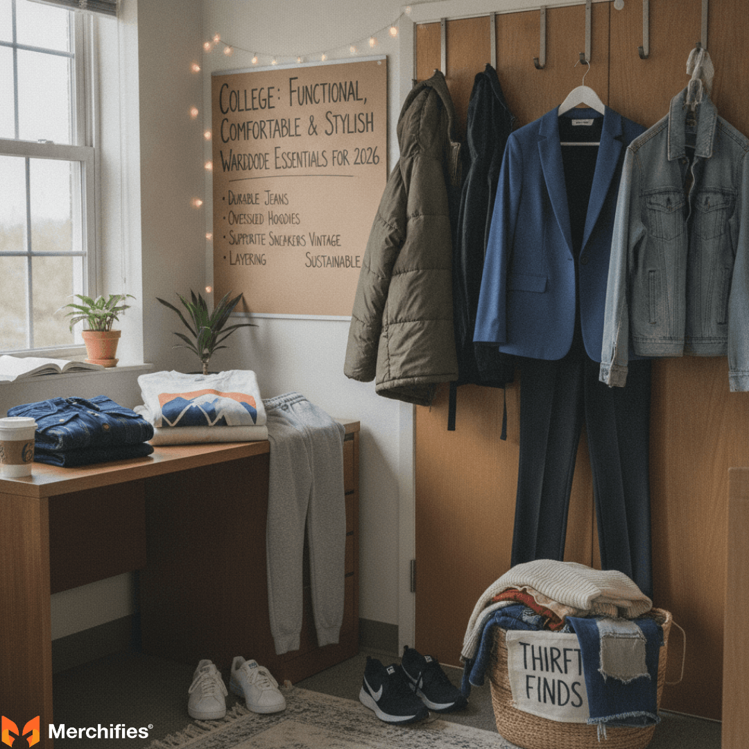 College Functional, Comfortable & Stylish Wardrobe Essentials for 2026