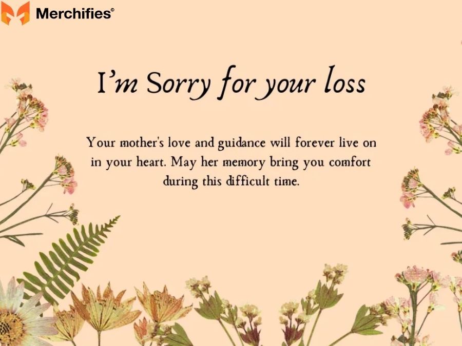 Comforting Words for the Death of a Mother