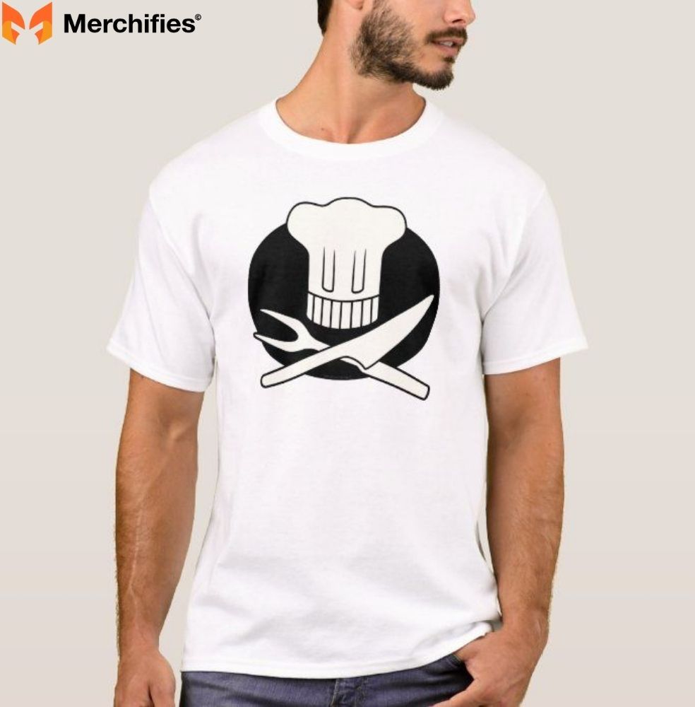 Cook in confidence with bold, breathable men’s chef shirts.