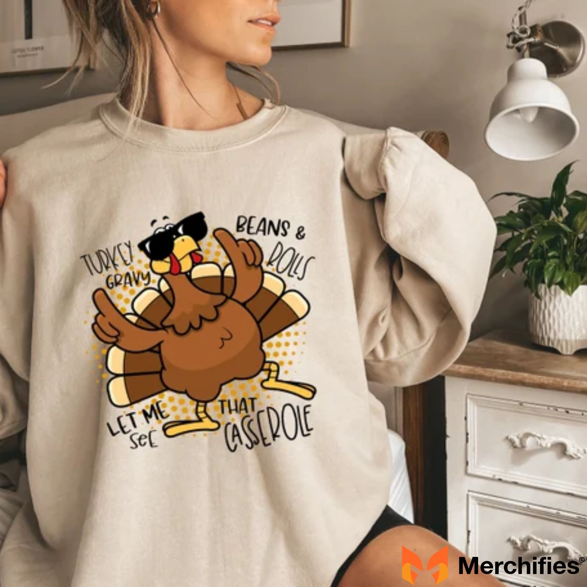 Coordinated Thanksgiving Shirts for Couples and Party Groups