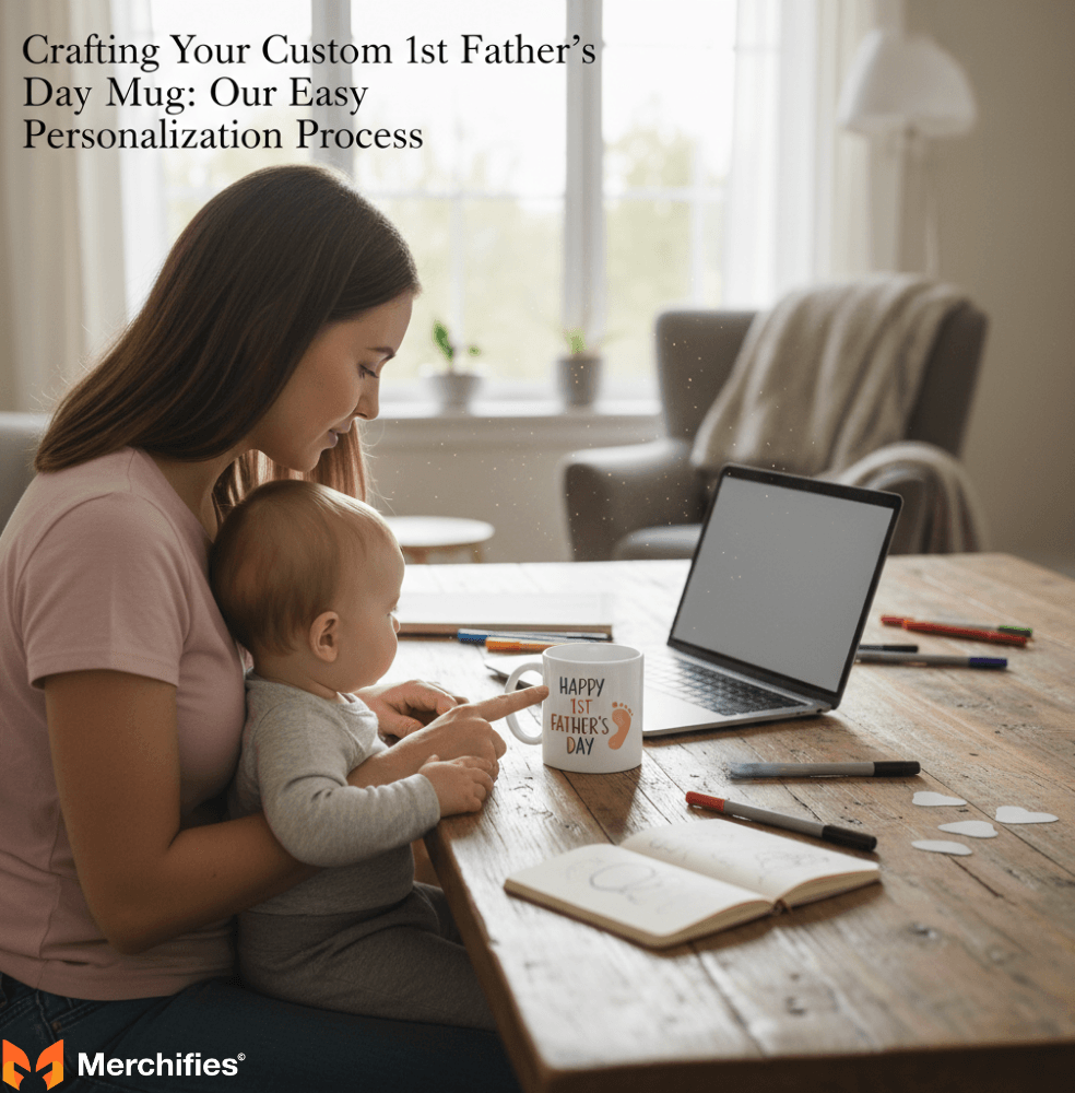 Crafting Your Custom 1st Father's Day Mug Our Easy Personalization Process
