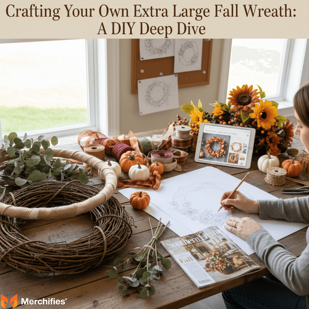 Crafting Your Own Extra Large Fall Wreath A DIY Deep Dive