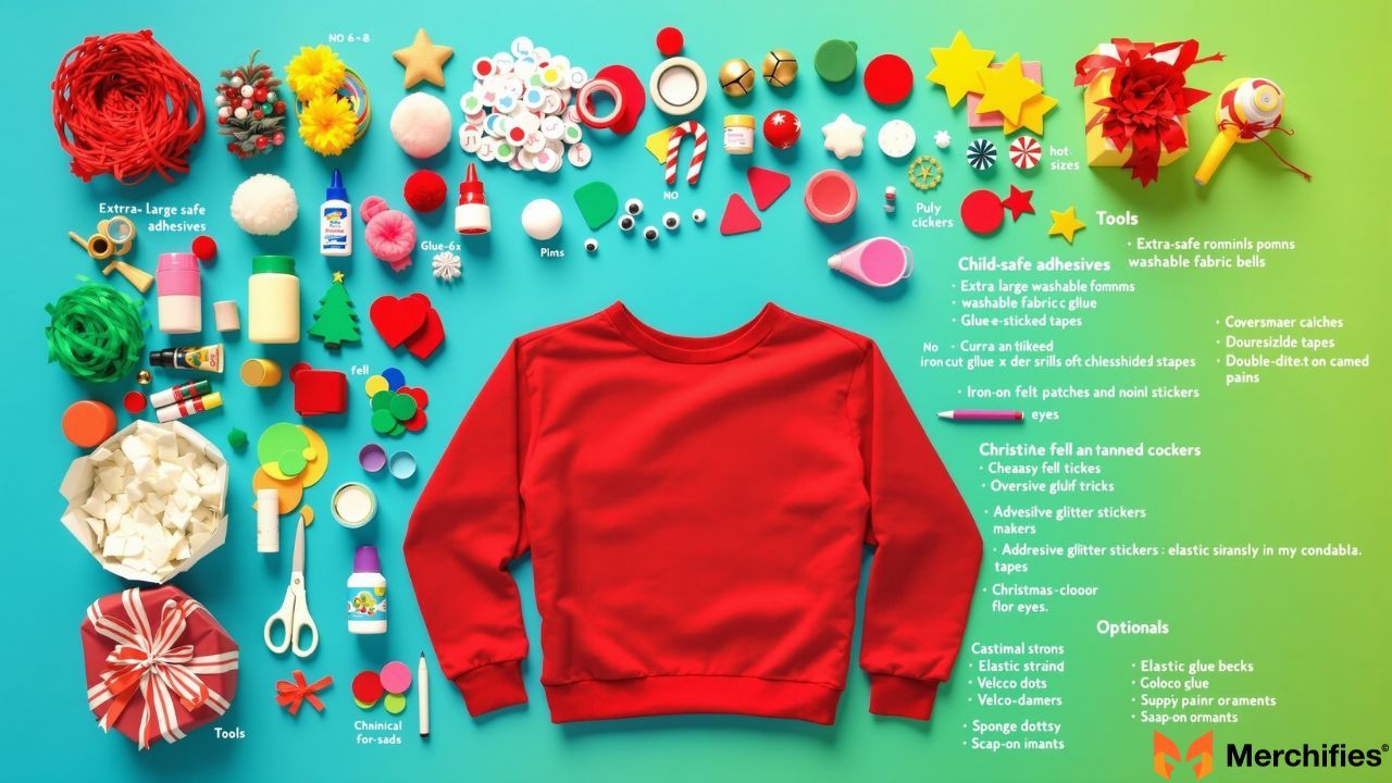 Crafting for the Little Ones How to Make an Ugly Christmas Sweater for Kids