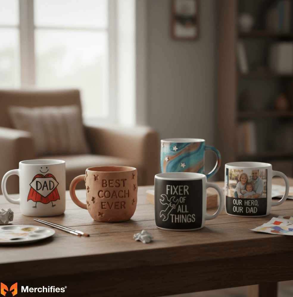 Creative Father's Day Mug Ideas & Design Inspiration