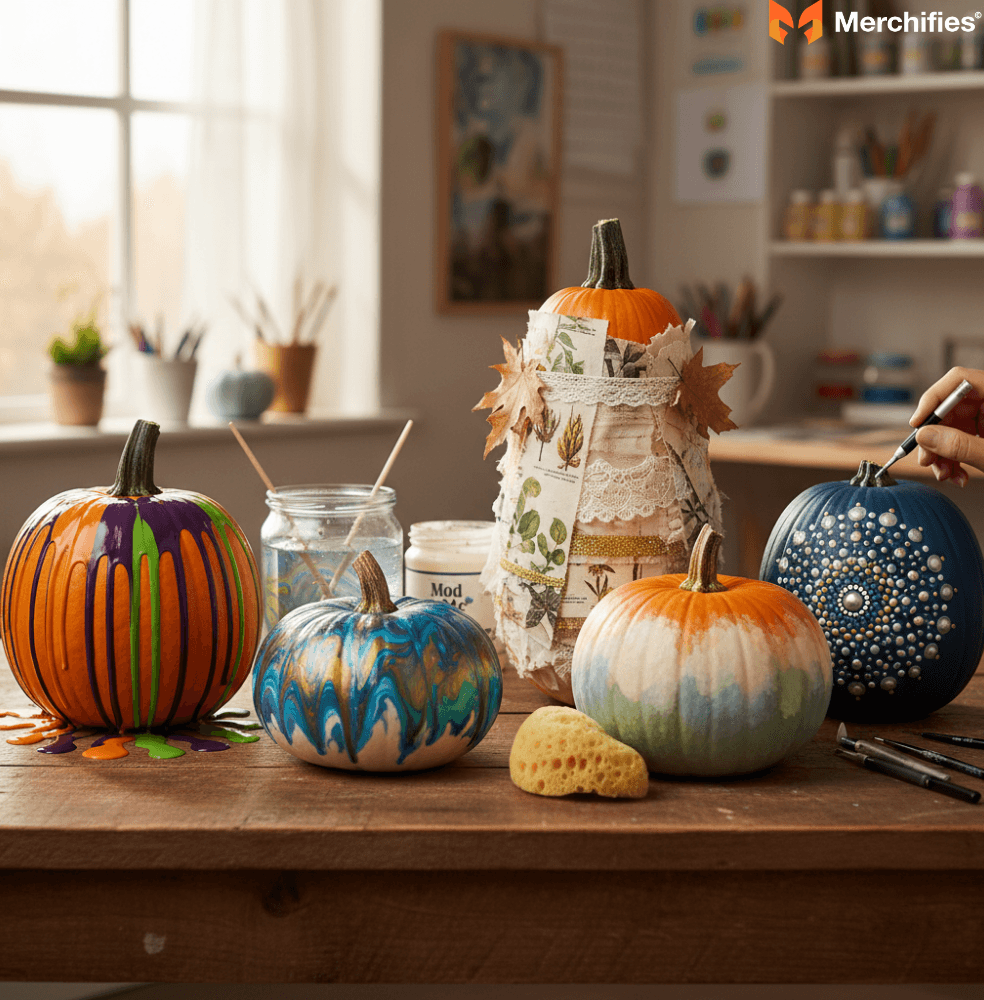 Creative & Unique Techniques for Pumpkin Design Painting