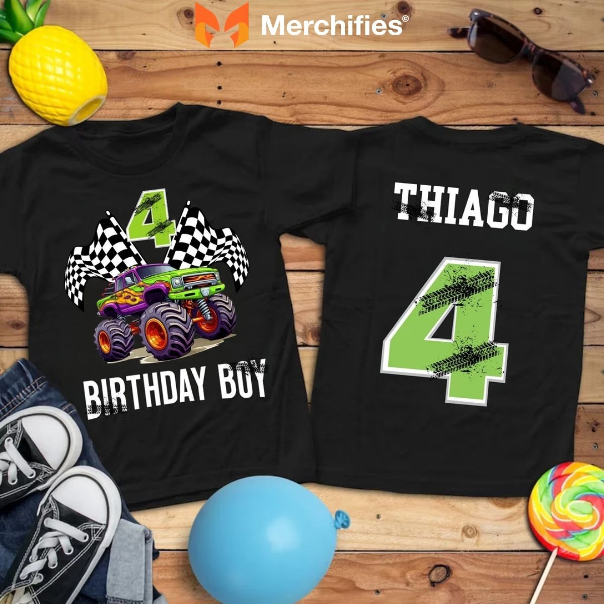 Custom Name & Truck Number Personalized Shirts