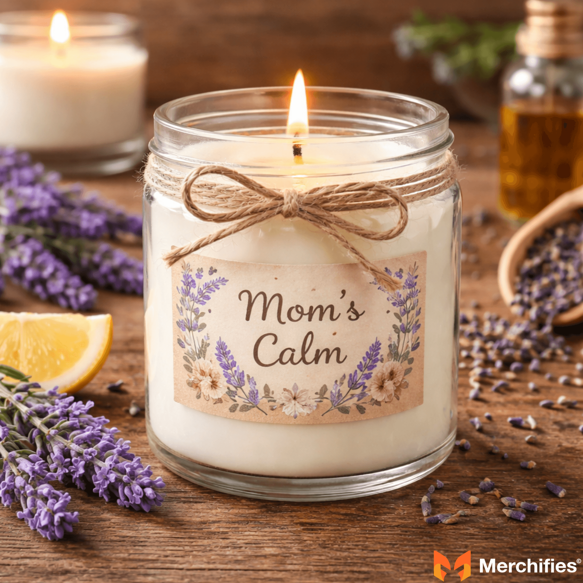 Custom Scented Candle - DIY Mother's Day Gift Ideas