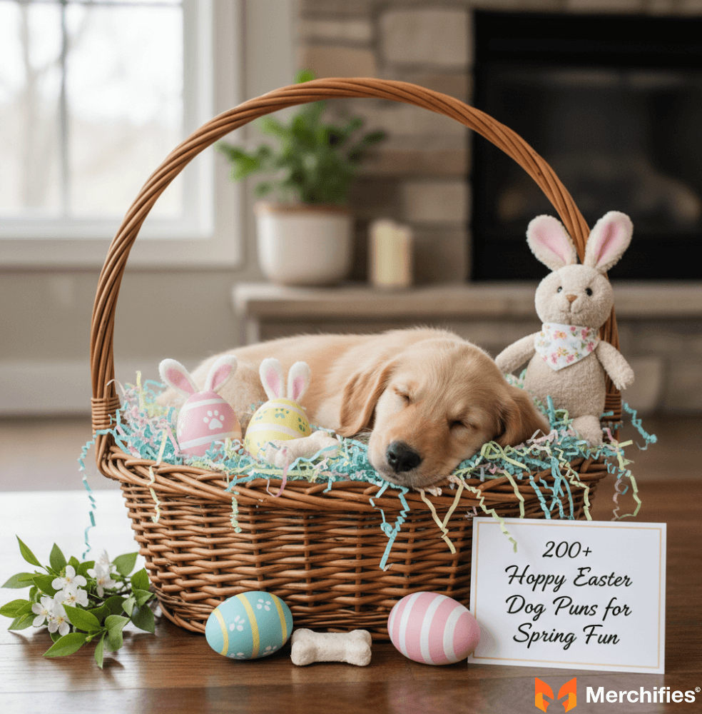 Cute Puppy Easter Puns