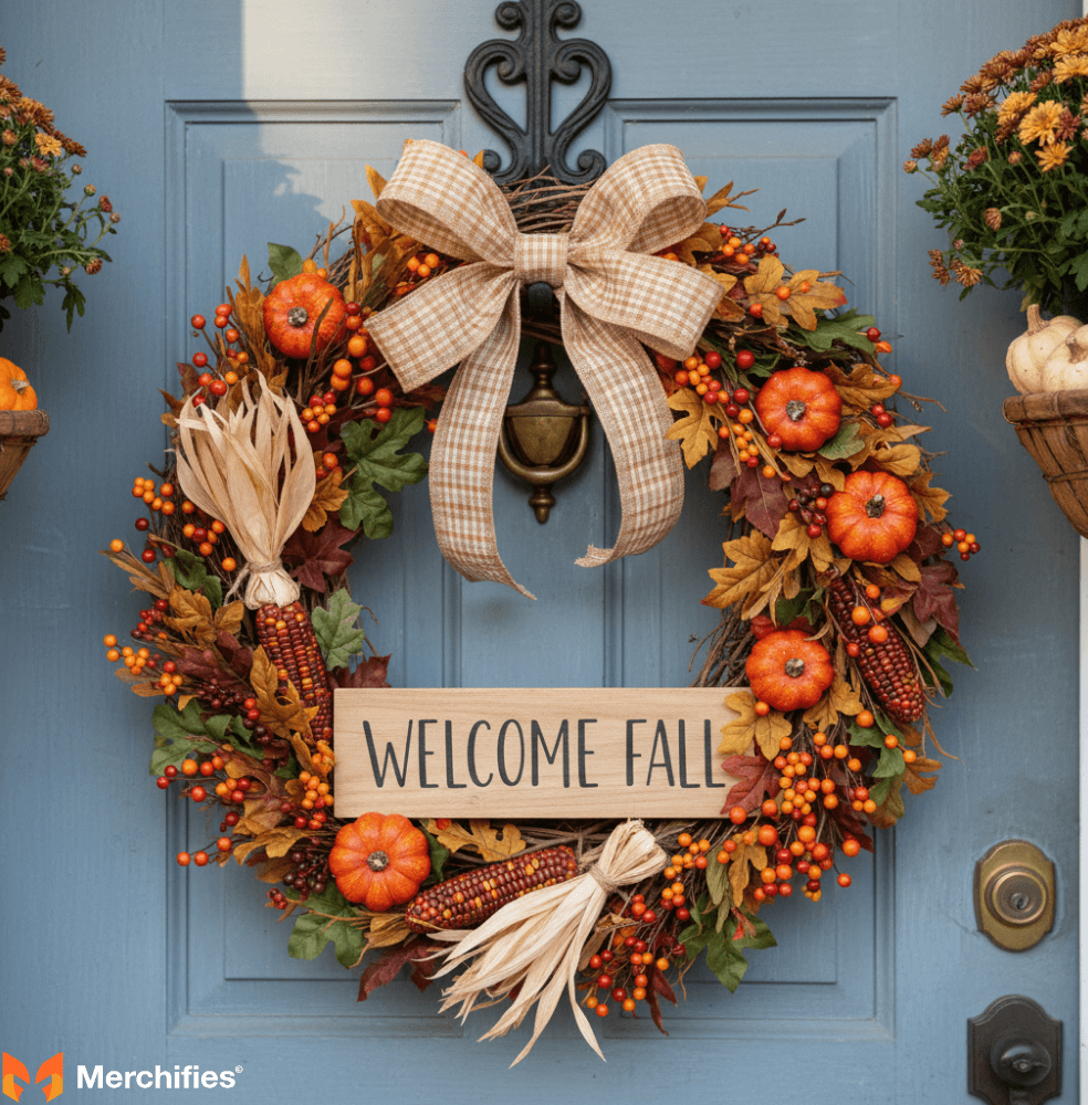 DIY Fall Wreaths Easy Tutorials for Your Front Door
