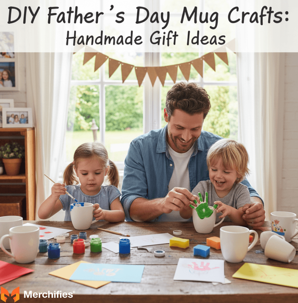 DIY Father's Day Mug Crafts Handmade Gift Ideas