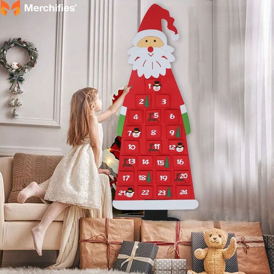 Decorate your walls with joyful Christmas countdown ideas for the whole family.