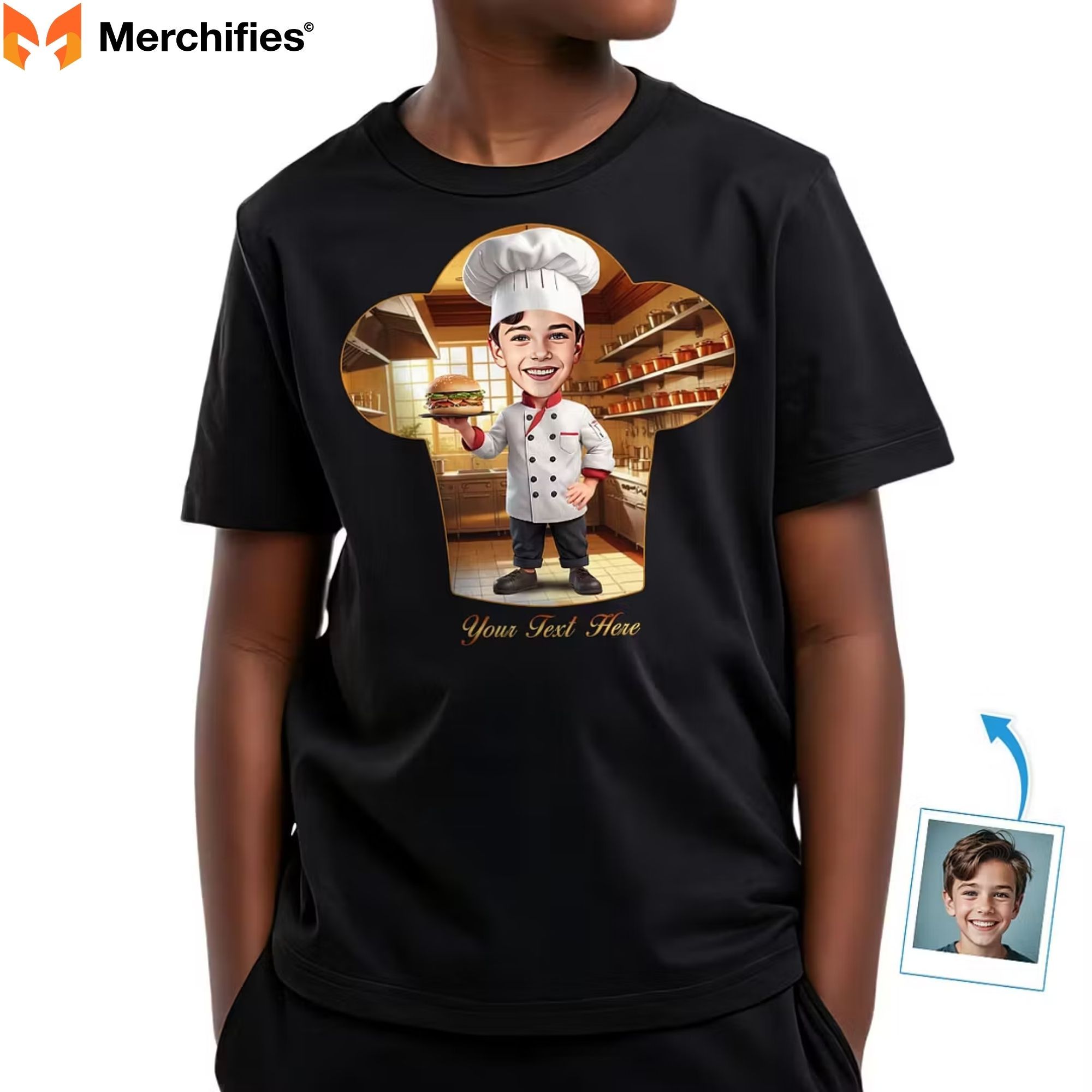 Design your own chef shirt to showcase your culinary identity.