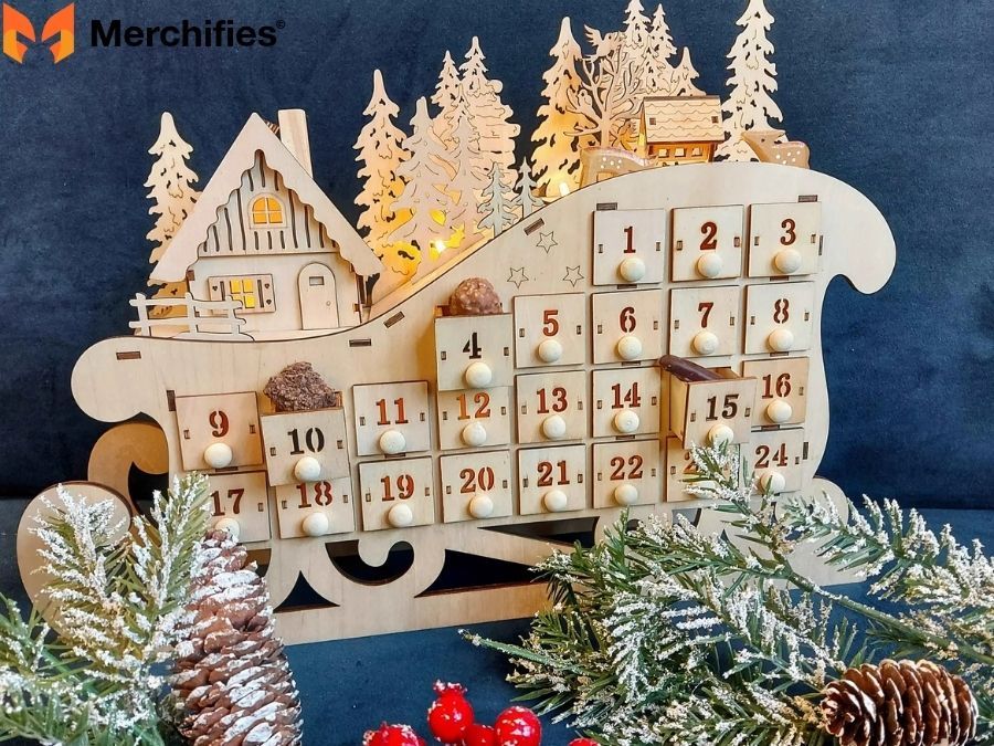 Discover the timeless beauty of wooden Nativity Advent calendars.