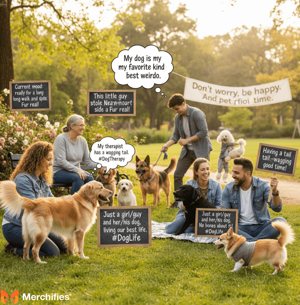Dog Puns for Social Media Captions & Posts